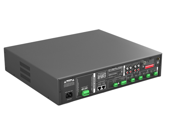 CVGAUDIO MDA-2120 профессиональный матричный двухзонный микшер-усилитель, мощность 2х120W/100V