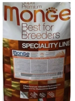Monge Adult All Breed with Salmon (Монж Эдалт) корм для взрослых собак лосось с рисом 15 кг