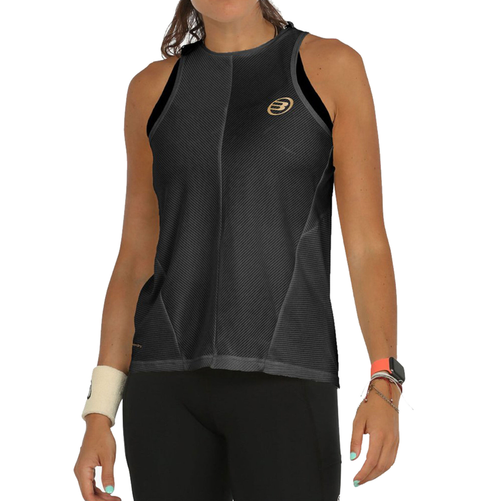 Женская теннисная майка Bullpadel Yerra Gemma Triay Tank Top Women - Black