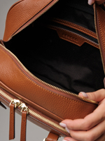 Кожаная сумка Deboro 30375 фундук