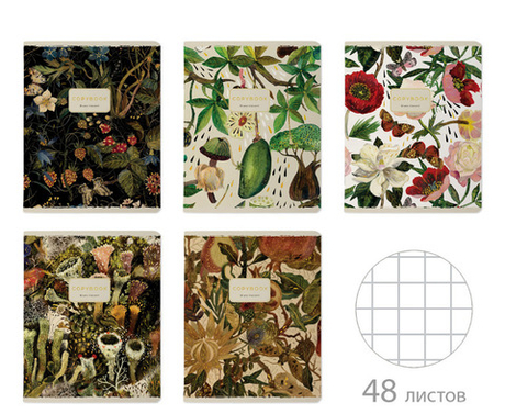 Тетрадь 48 л. БРУНО ВИСКОНТИФлора (7-48-1343)