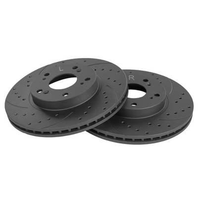 Диск тормозной передний перфорированный PRO-Line с покрытием (компл.2 шт) HONDA CR-V 0206/Civic 06- GANZ GIJ10031S