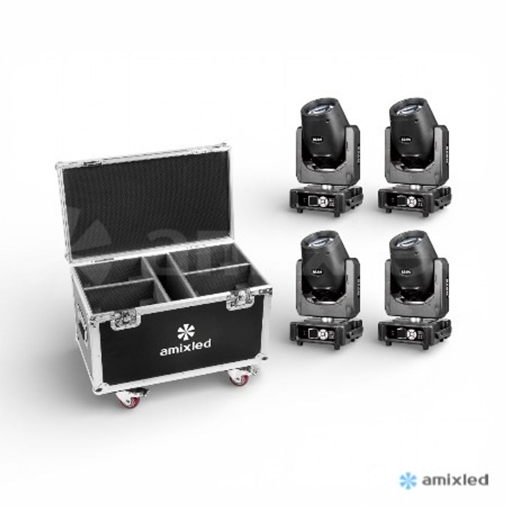 Комплект 4х BEAM 7R MINI 230 в кейсе