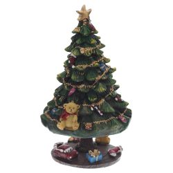 GAEM Фигурка декоративная "Ёлка" (свет, муз, 2хAAA), L13,5 W14 H19 см