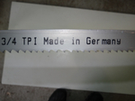 Полотно ленточной пилы (2465х27х0.9мм.) шаг 3/4 Picus М51 производство Германия