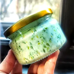 Намазка сало с чесноком и укропом / 190 гр