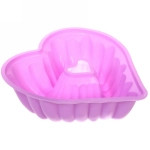 Форма силиконовая «Macarons» Сердце 29*26*8см