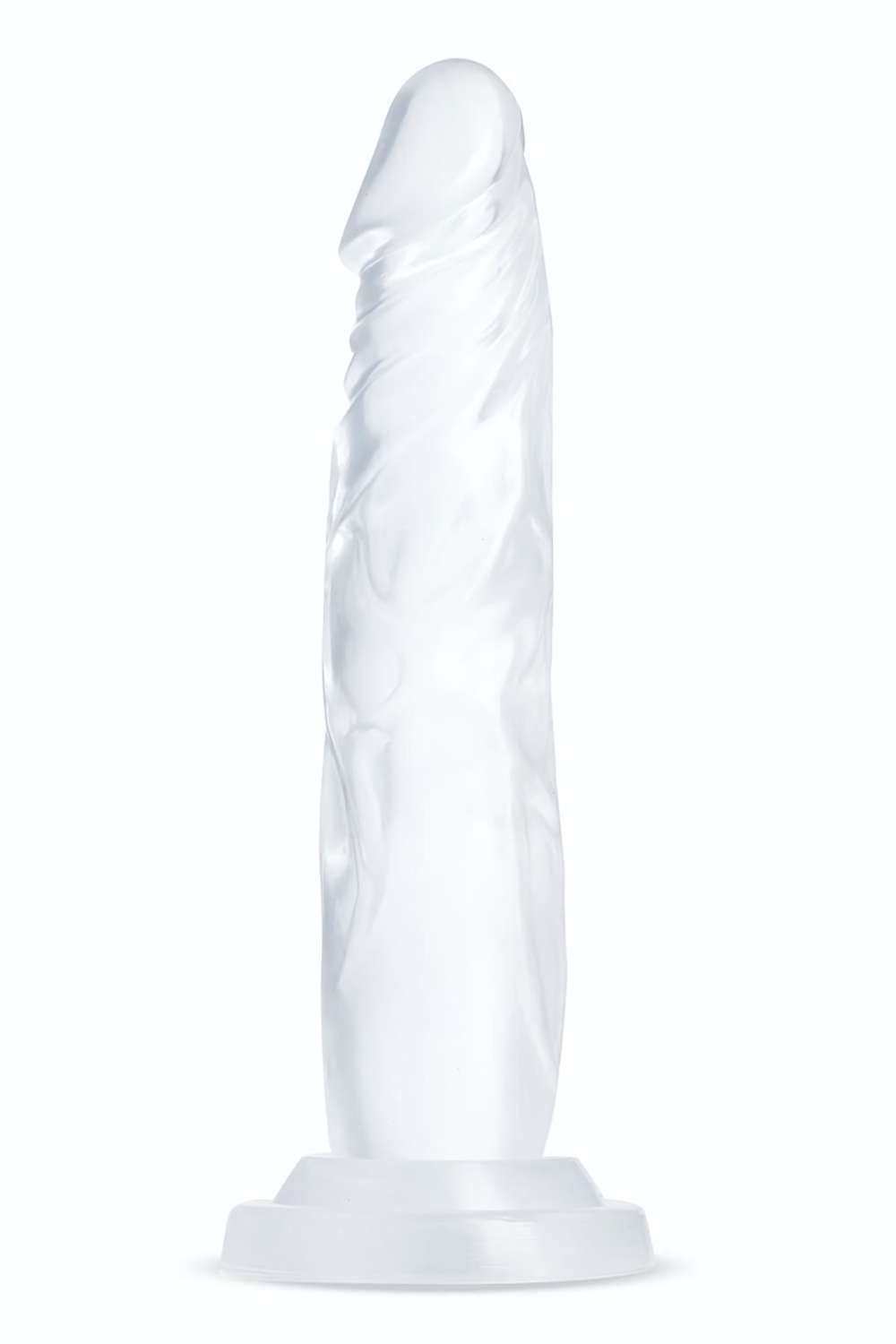 Прозрачный фаллоимитатор-реалистик Crystal - 19 см. (Цвет: прозрачный)