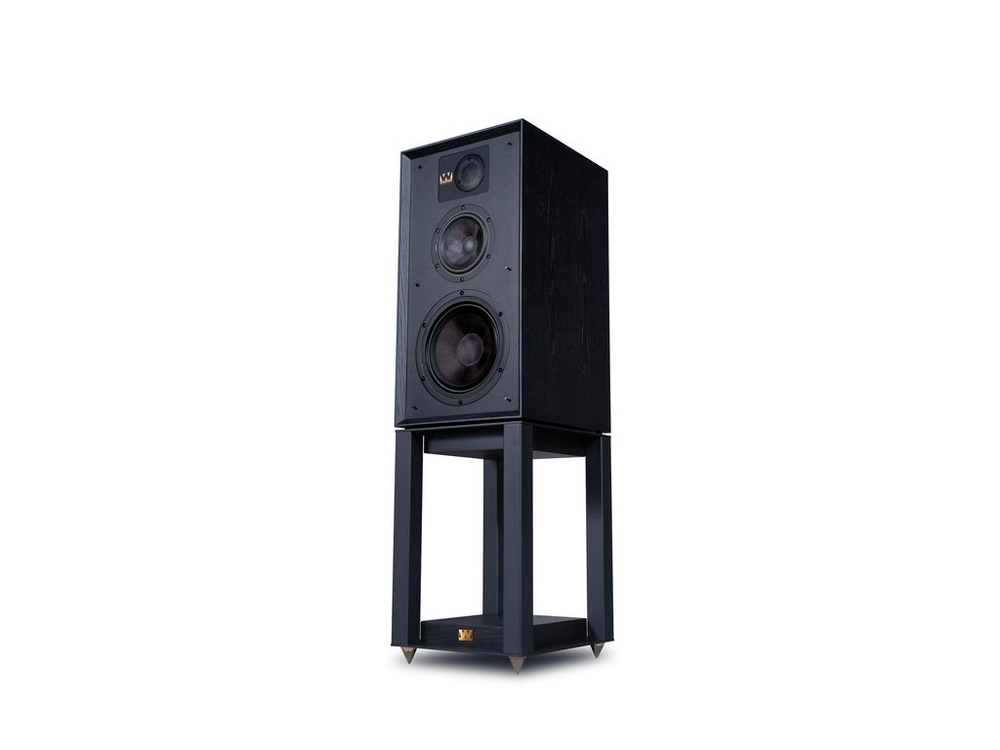 Wharfedale 85th Anniversary Linton with stands BLACK OAK (черный дуб) полочная акустическая система со стойками