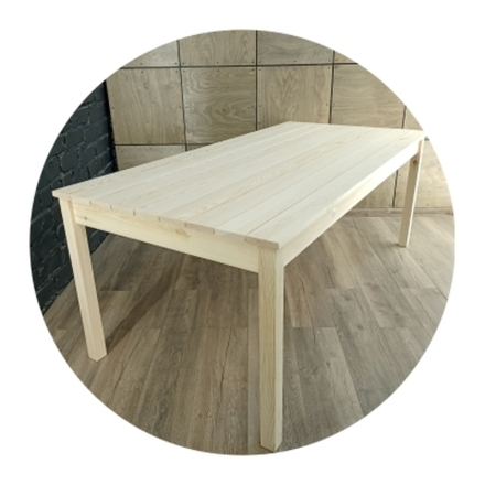 Стол обеденный Обычный СД (столешница из досок)