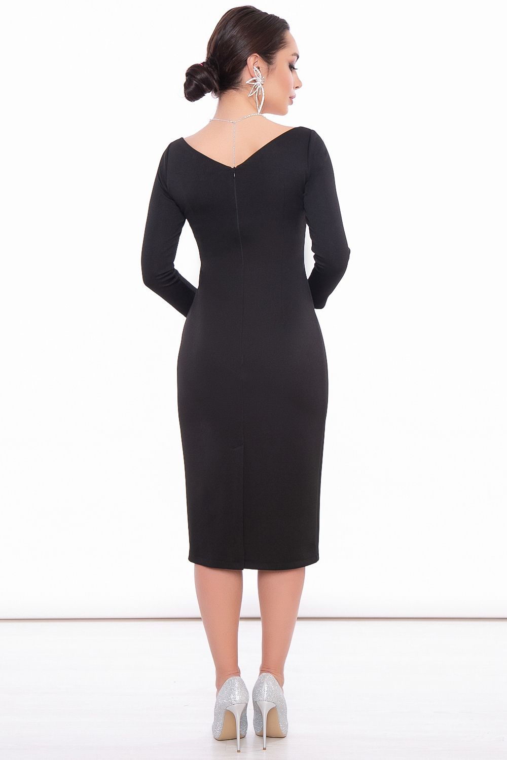 Платье "Аделаида" (блэк) П3238 LT Collection (Акция)