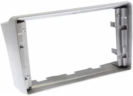 Магнитола для Toyota Avensis T250 2003-2009 (рамка серебро) - FarCar BX3049M-360 монитор 9.5" 2K QLED на Android 13, 6Гб+128Гб, CarPlay, 4G SIM-слот, 4 камеры в комплекте