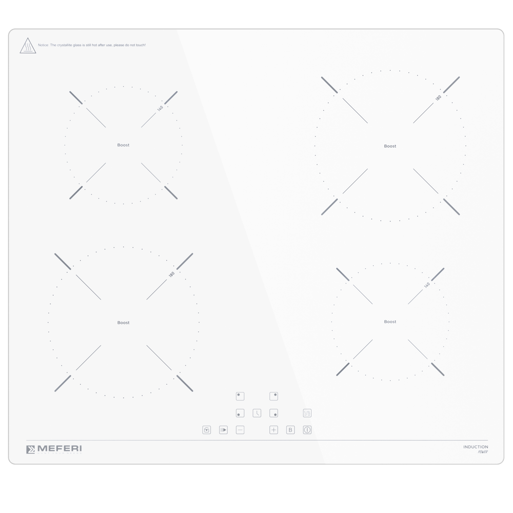 Индукционная варочная панель Meferi MIH604WH POWER фото 10