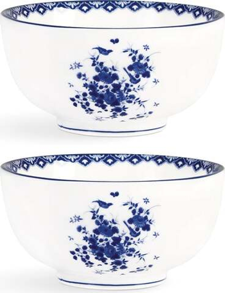 Набор салатников &K Amsterdam Delftware, 2 предмета, костяной фарфор, 14 см, синий