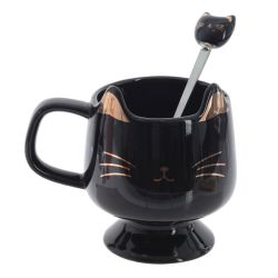 GAEM Кружка с ложкой, 280 мл, L12 W9 H11 см, 3в.