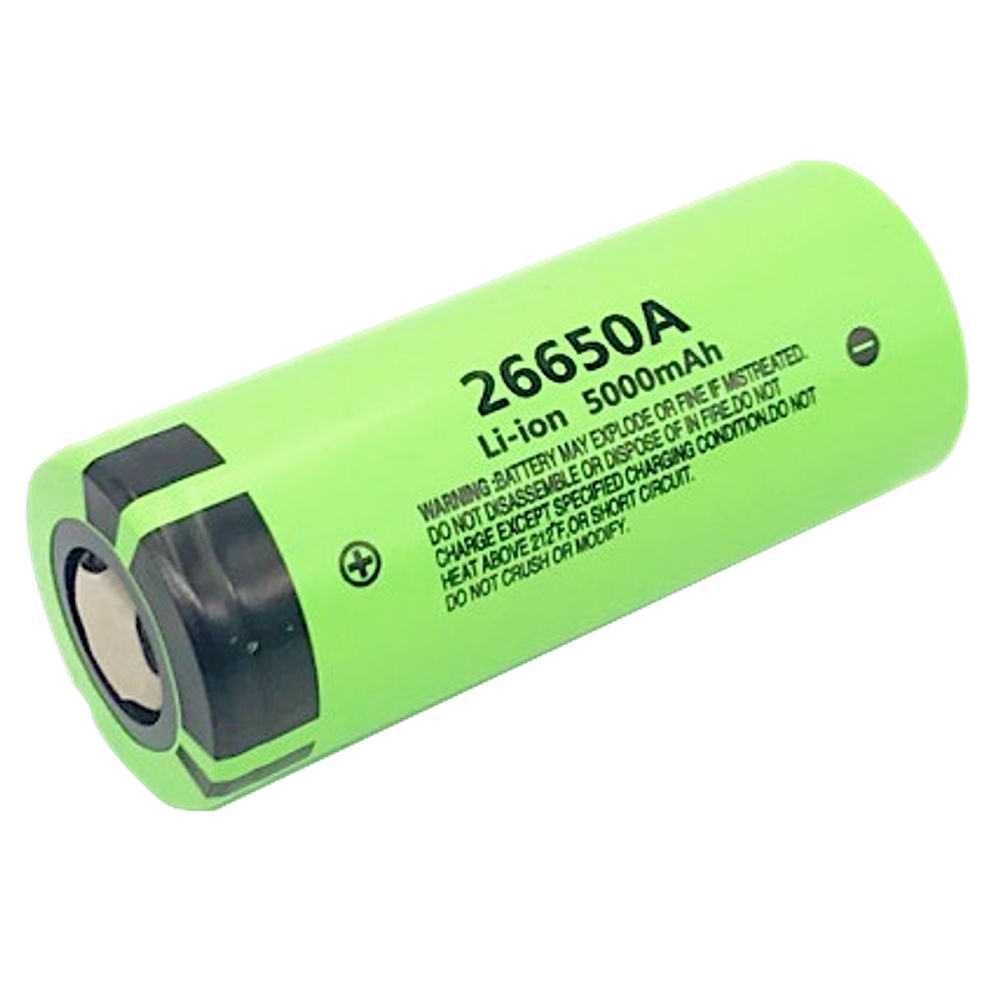 Аккумулятор 26650A Panasonic NCR Li-Ion 3.7V - 5000mAh ПЛОСКИЙ "+" 1шт