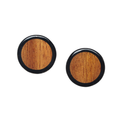 Серьги Nature Bijoux, Cannelle, с рогом и деревом байонг, NB26.1-12-90613 (коричневый)