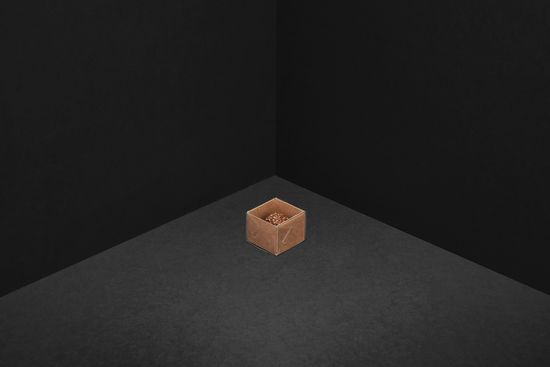 Упаковка с прозрачной крышкой для 1 конфеты.