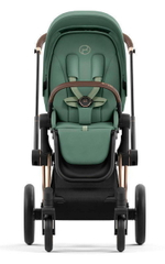 Коляска Cybex Priam IV Rosegold complete Cloud G Lava Grey Base G 3 в 1 Leaf Green