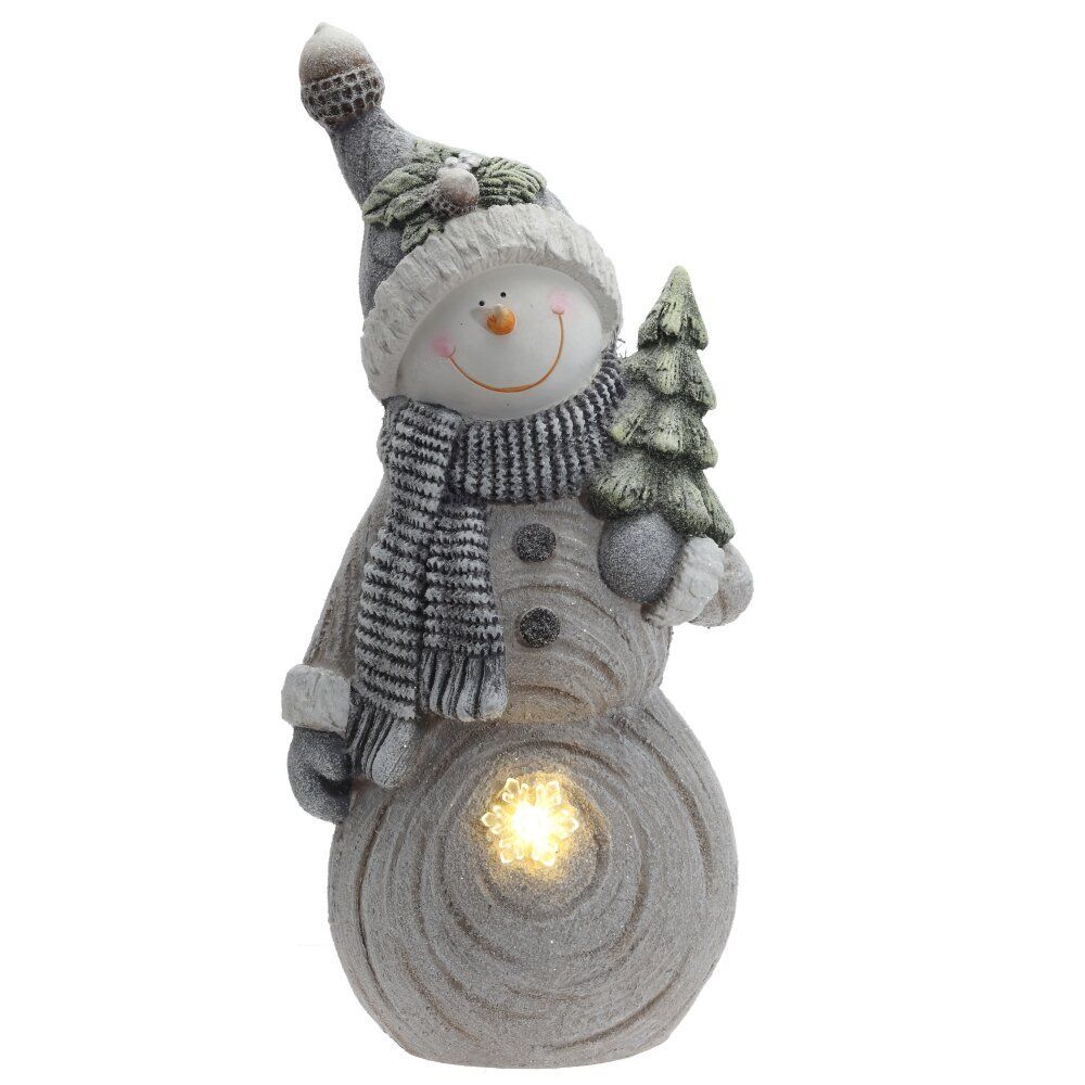GAEM Фигурка декоративная "Снеговик" с подсветкой (АААх3, н/п), L24 W15 H53 см, 2в.
