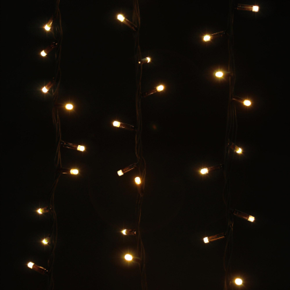 Электрогирлянда Reason 720 led теплый белый 1,5+36,45 м со стартовым шнуром