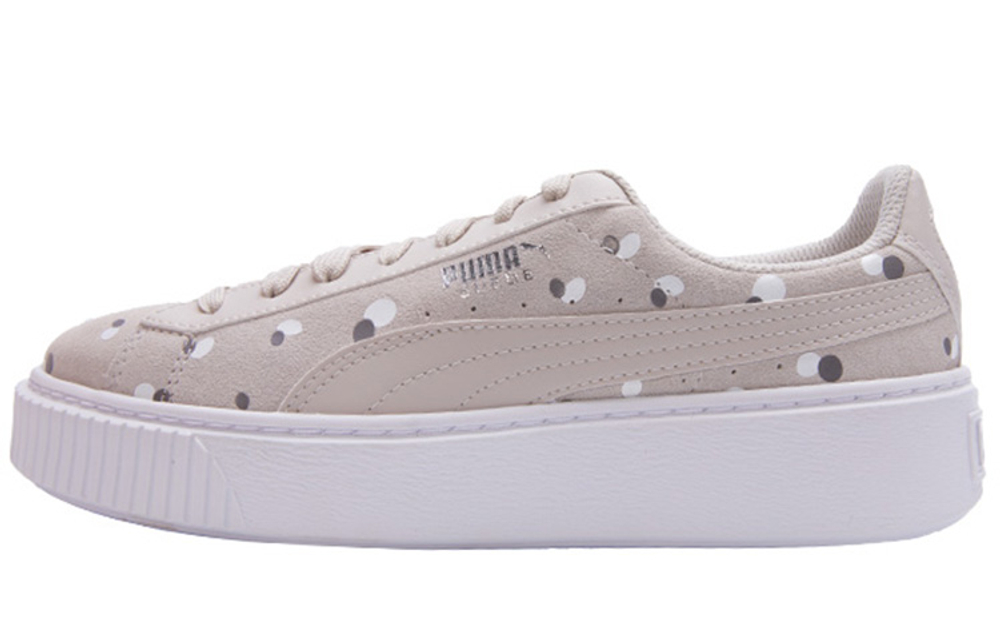 PUMA Sneakers Suede Platform Dots Jr "Silver" Women"s