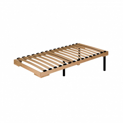 Кровать с ортопедическим основанием (дерево) 90х200 Bauhaus 5, дуб