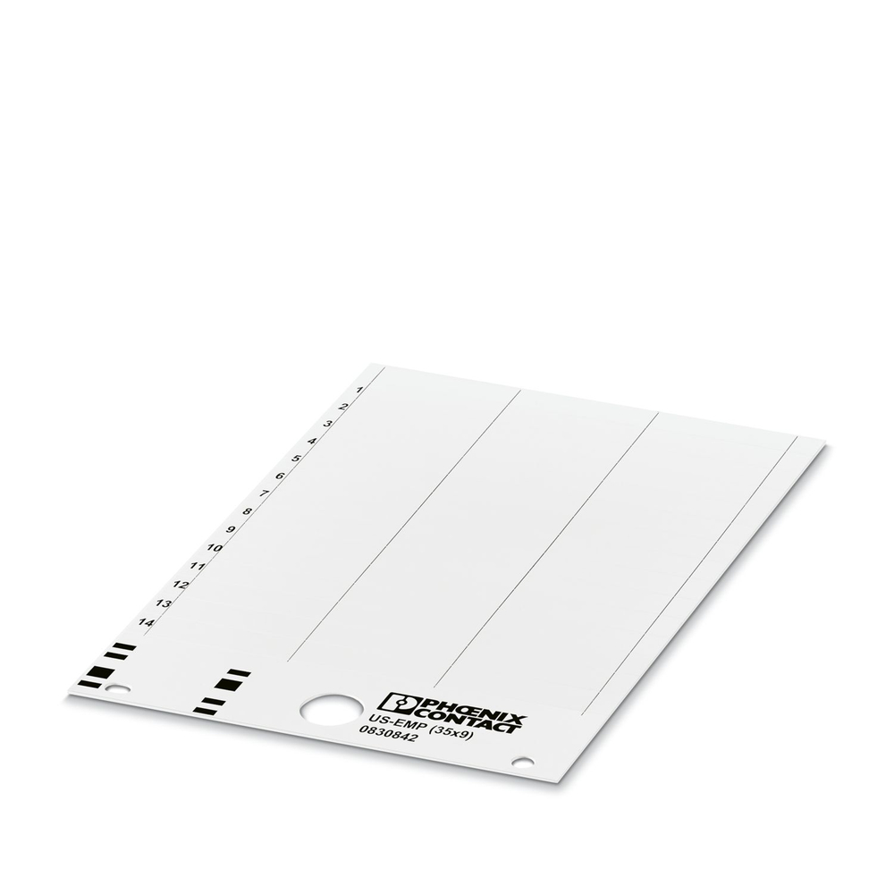 0830842 - US-EMP (35X9) - Фиксируемые таблички