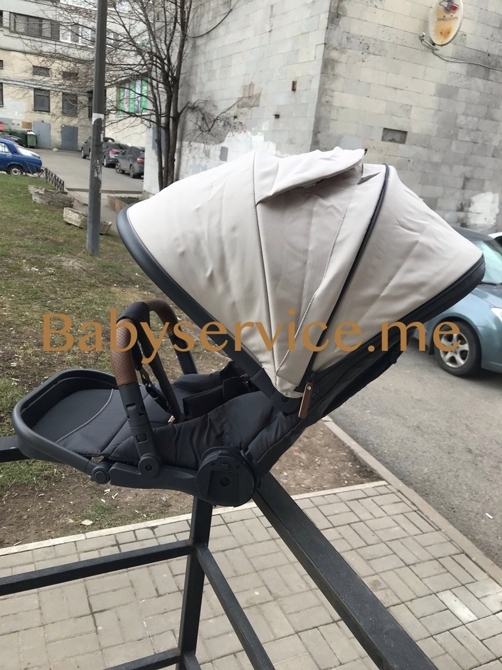 Прогулочный блок Happy Baby Mommer Pro бежевый