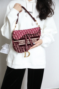 Christian Dior Saddle Bag 25 cm
