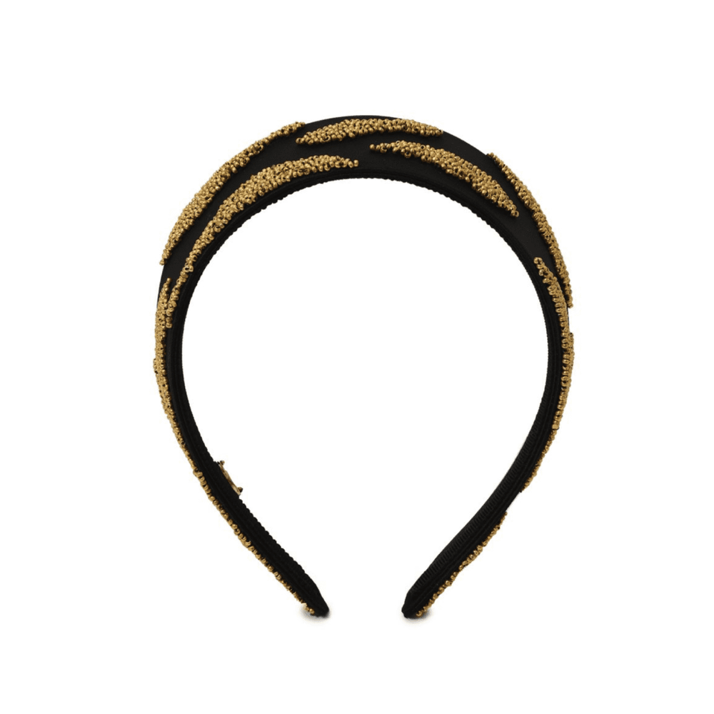 Кокошник с золотым декором