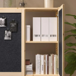 Комбинация для хранения - IKEA IVAR/ИВАР ИКЕА, 89х30х124 см, сосна/черный