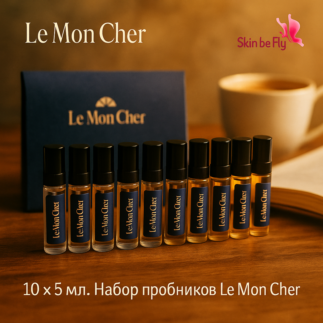 Мужской набор от Le Mon Cher 10 ароматов по 5 мл
