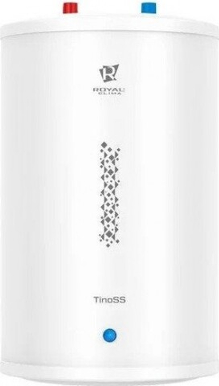 Водонагреватель Royal Clima TINOSS RWH-TS10-RSU,10 л,эмаль,1.5 кВт,75 °C,27×37.5×27, шт