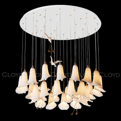 Люстра Cloyd OSANNA C29 / Ø100 см - керамика - белый (арт.11891)
