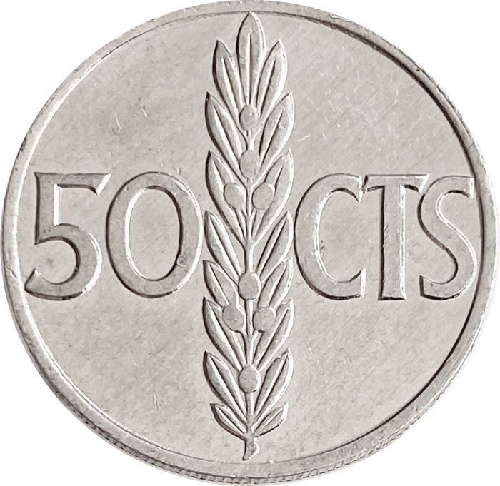 50 сентимо 1966 Испания