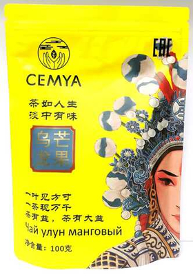 Чай китайский Cemya Улун манговый 100 гр дой пак