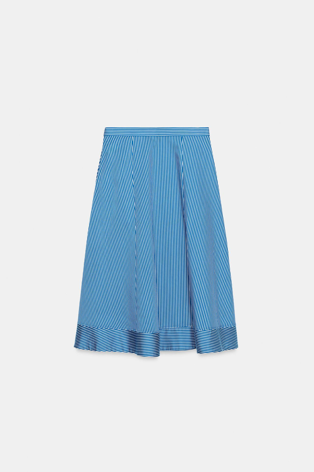 ZARA ЮБКА В ПОЛОСКУ — ZW COLLECTION, СИНИЙ/БЕЛЫЙ