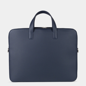 Сумка для ноутбука и документов Bocage Classic из кожи теленка, синего цвета