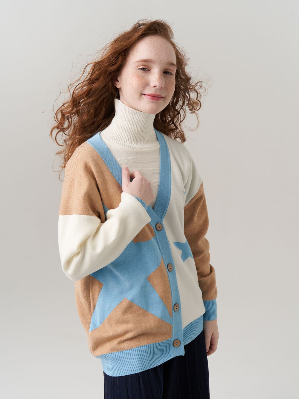 AT969 Кардиган для девочек сахара