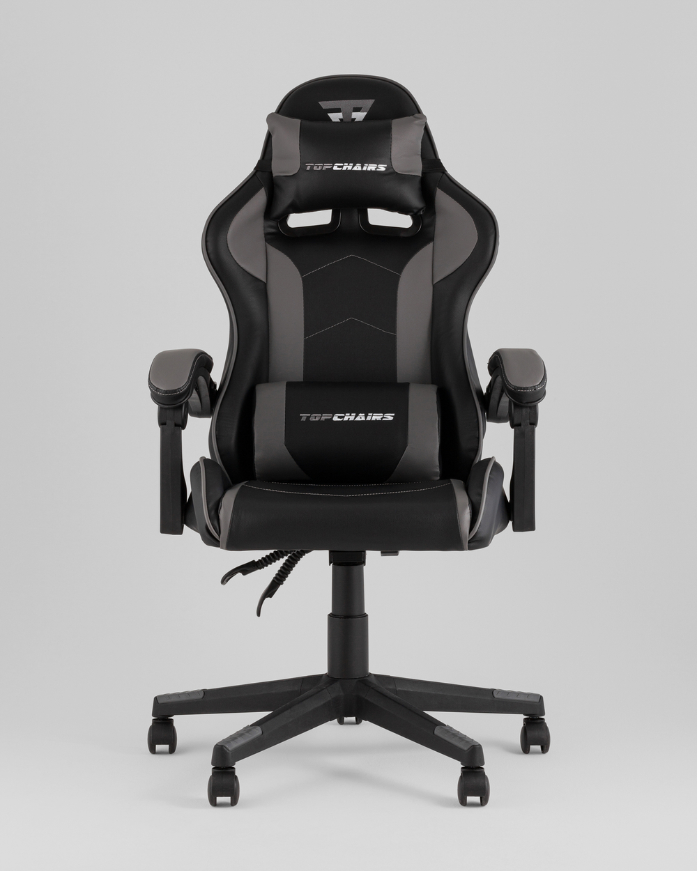 Кресло спортивное TopChairs Shadow черно-серый