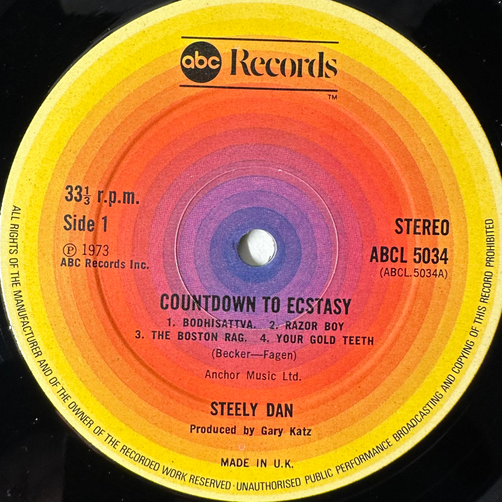 Steely Dan ‎– Countdown To Ecstasy (Англия)