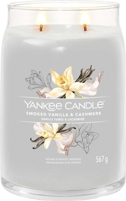 YANKEE CANDLE SMOKED VANILLA & CASHMERE 368 GR