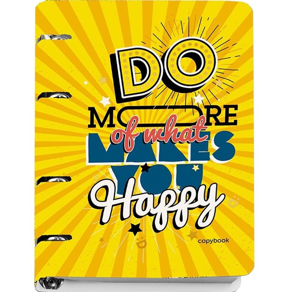 Тетрадь 100л., А5, клетка, Канц-Эксмо "My dreams. Дизайн 9", кольца, матовый ВД лак, soft touch, конгр. фольга золото, съемный блок