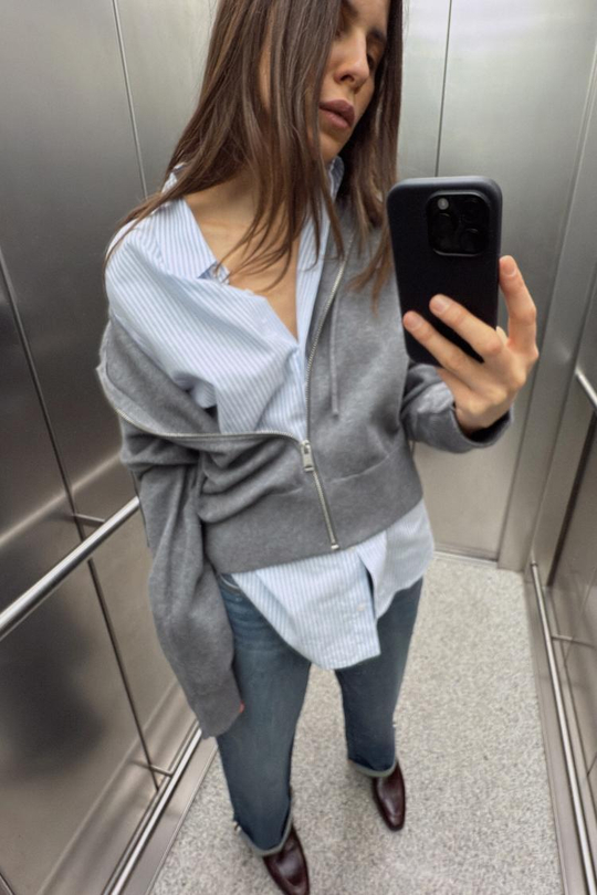 ZARA ХУДИ, СЕРЫЙ