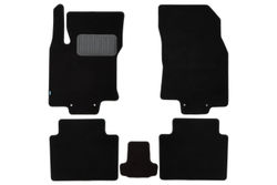 Коврики в салон для NISSAN Qashqai, 2013-2019, 2017-, кроссовер, 5 шт.(текстиль) KLEVER05365622110KH