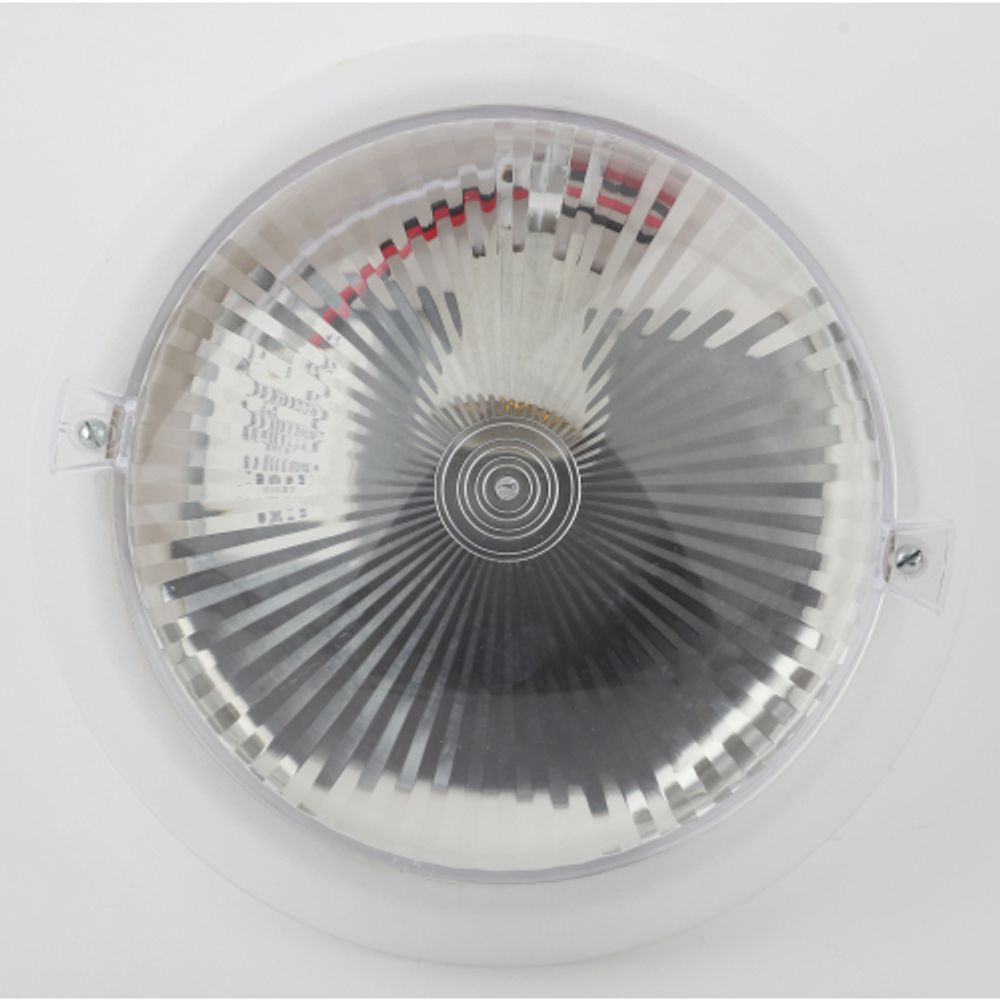 Светильник ЭРА НБП 06-60-101 с фото-шумовым датчиком Сириус IP54 E27 max 60Вт D220 круг призма акустический