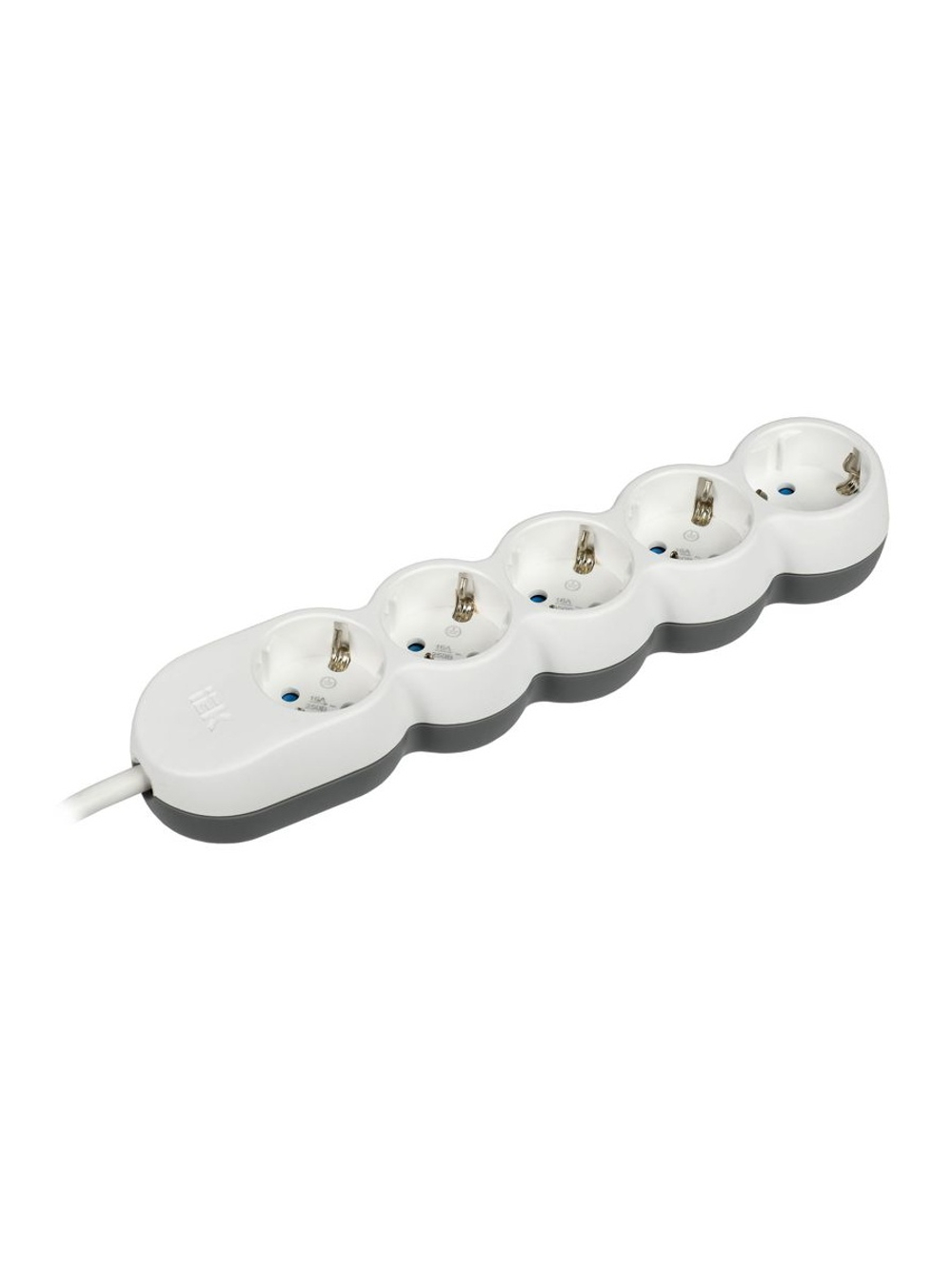Удлинитель 5х3м с заземл. 16А IP20 Uno У05 2P+PE 250В 3х1.5 IEK WYP53-16-05-03-Z