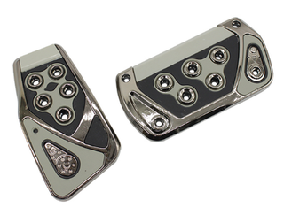 Накладки на педали NTS-AUTO 376 - Серые PEDAL-376-GY (кт 2шт)