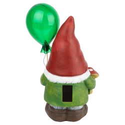 Светильник уличный ЭРА ERASF22-08 садовый на солнечной батарее полистоун Гном Мухомор с шариком 30 см | Садовые декоративные светильники